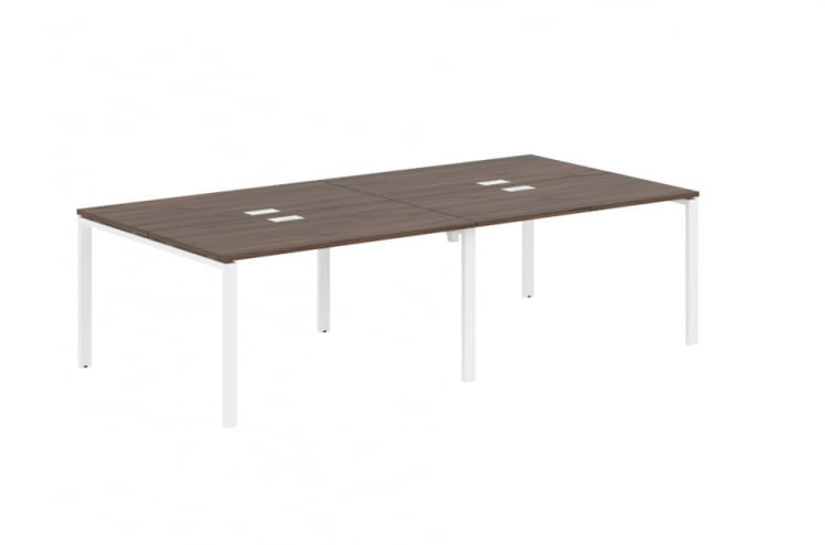 Бенч-система 4-местная EDIS EUWST 2713 Дуб Денвер темный Белый_0