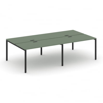 Рабочая станция двухсторонняя на 4 места CONCEPT CN.DRS-007 Кобо Черный_0