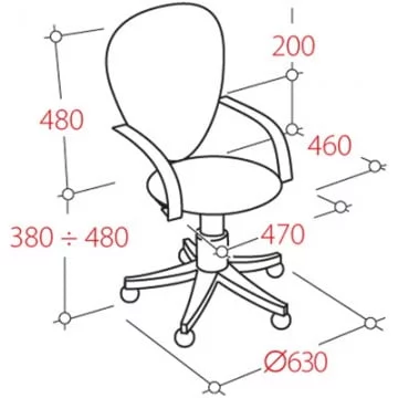 Кресло офисное UP_Prestige 19182 Серый_1