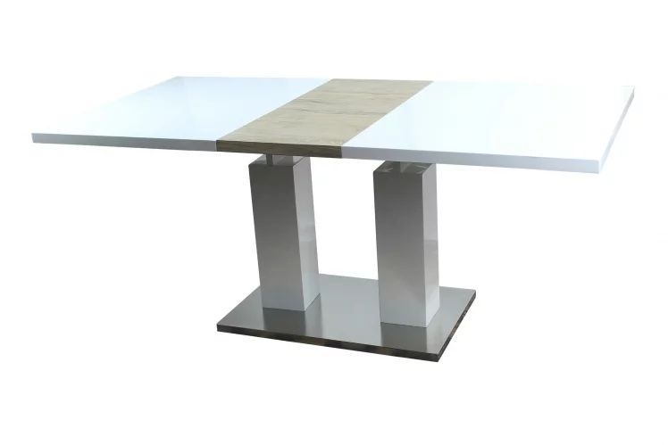 Стол Сиэтл раскладной 140-180 Белый глянцевый_7