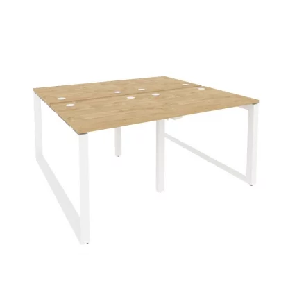 Рабочая станция на О-образном м/к ОНИКС О.МО-Д.РС-4.0.7 Тиквуд Светлый/Белый / ONIX O.MO-D.RS-4.0.7_0