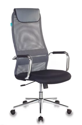 Кресло руководителя Бюрократ KB-9N/DG/TW-12 Серый TW-01 TW-11_0