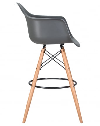 Стул барный DOBRIN DAW BAR Серый_2