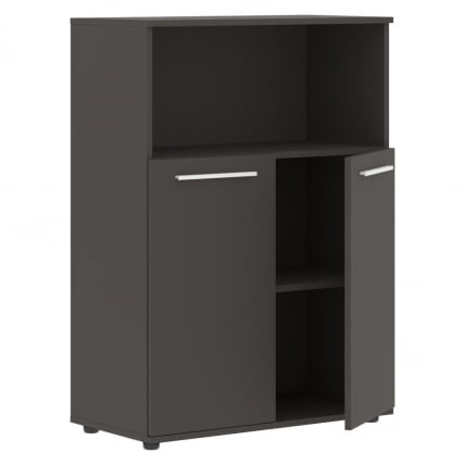 Шкаф с глухими малыми дверьми ЕДИС ЕМCС 85.3 Мокко Белый Мокко / EDIS EMCS_1