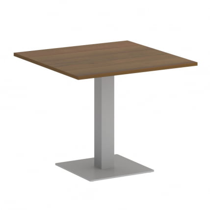 Стол журнальный квадратный HOME OFFICE VR.SP-5-90.2 Орех Гварнери/Серый металл_0