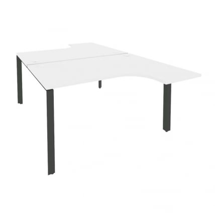 Рабочая станция на П-образном м/к ОНИКС О.МП-Д.СА-3 Белый Бриллиант/Антрацит / ONIX O.MP-D.SA-3_0