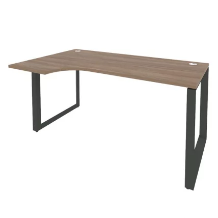 Стол эргономичный левый на О-образном м/к ONIX O.MO-SA-1L Дуб Аризона/Антрацит_0