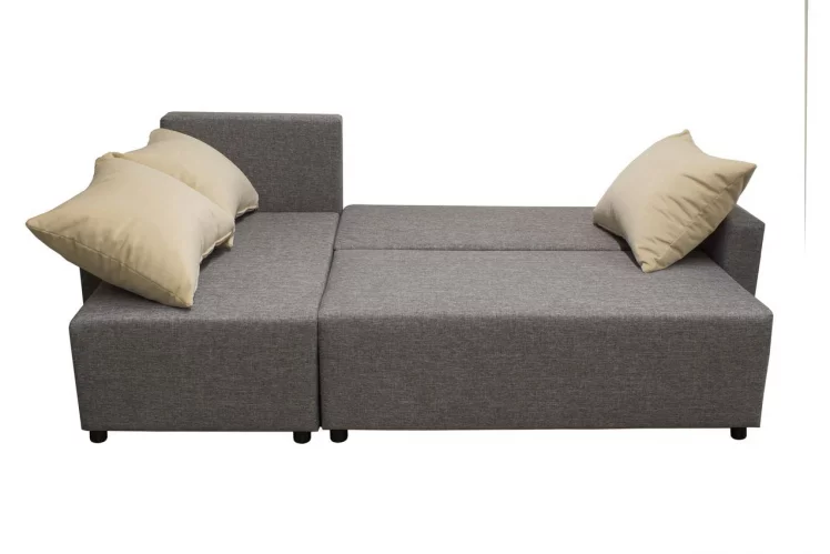 Угловой диван Sherry (3 категория) с механизмом подъема оттоманки Визит 118-Нео Латте_5