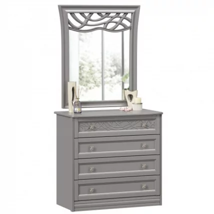 Зеркало навесное ППУ Джулия ЛД 695.080.000 Оникс серый_1