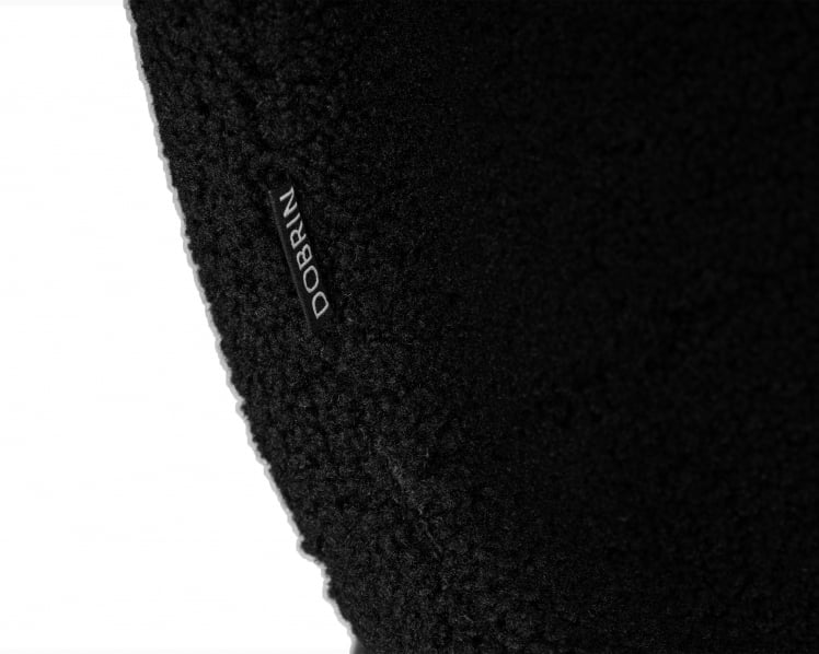 Стул обеденный DOBRIN MILO (черные ножки, черный букле (UF992-12))_6