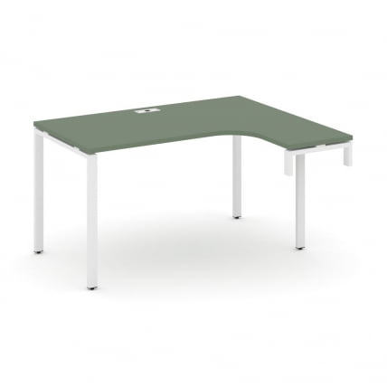 Стол-надставка на опорную тумбу (правый) CONCEPT CN.OSAN-001(R) Сандал Янтарный Белый_0