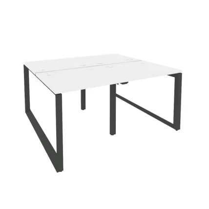 Рабочая станция на О-образном м/к ОНИКС О.МО-Д.РС-4.0.7 Белый Бриллиант/Антрацит / ONIX O.MO-D.RS-4.0.7_0