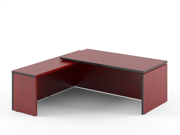 Стол руководителя левый TCT 2020 L (Вишня Мемфис)_0