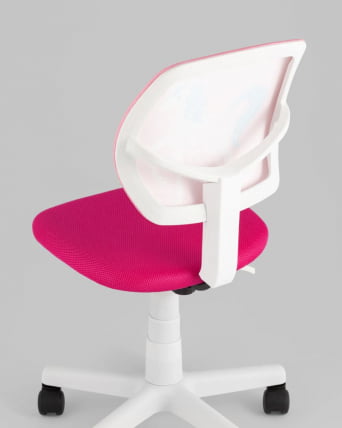 Кресло компьютерное детское ЛОЛО Unicorn пластик белый_3