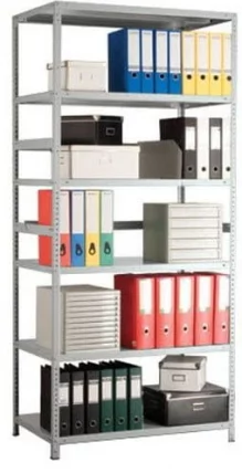 Стеллаж МС 200/100х30/6 (МС-3-2010-6) Серый / MS (MS-3-2010-6)_0