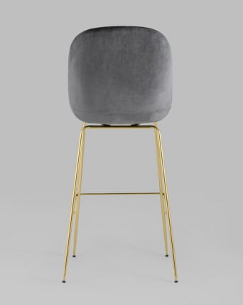 Стул барный Беетле голд Серый / Beetle gold_4