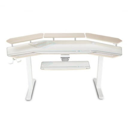 Стол для компьютера (для геймеров) с подставкой под клавиатуру и электрической регулировкой по высоте Eureka ERK-ED71-MW_15