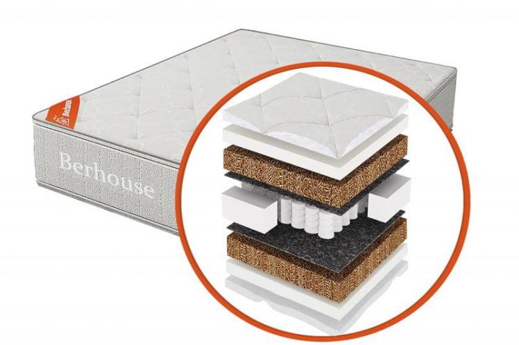 Матрас Мега кокос 20 (Берхоусе) Размер: 1600х2000 мм / Mega (Berhouse)_0