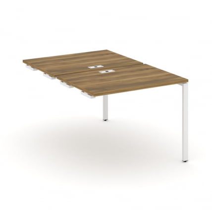 Двойной стол-приставка к опорным тумбам/шкафам CONCEPT CN.DSPR-001 Сандал Янтарный Белый_0