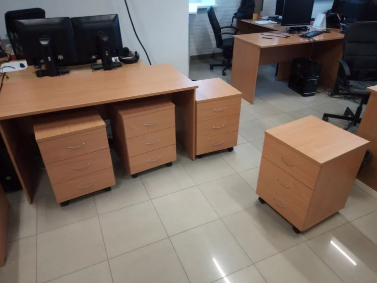 Тумба подкатная Р.Т-3 бук Бавария светлый_5