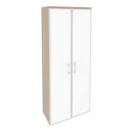 Шкаф высокий широкий ОНИКС О.СТ-1.10Р вхите Дуб Аттик / ONIX O.ST-1.10R white_0