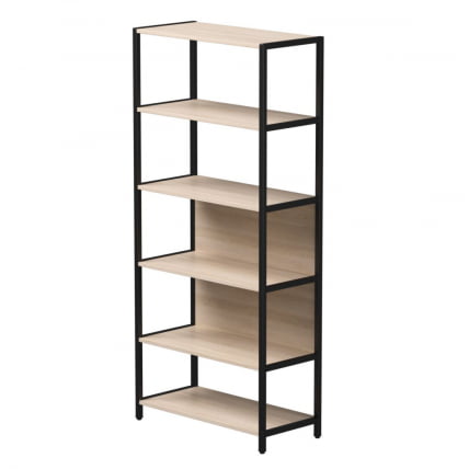 Стеллаж металлический высокий Everprof EVO 254Н008 Дуб Соната Черный_0