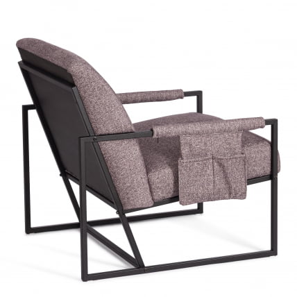 Кресло Чарли ЛУКС/Чарли Люкс велюр/букле, ВТ шапе воод росе, 70х80х82 см / Charli LUX/Чарли VT shape wood rose,_2