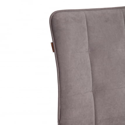 Стул обеденный Бари ЛТ, велюр, серый/черный, 29, 41х55х89 см / Bari LT,_8