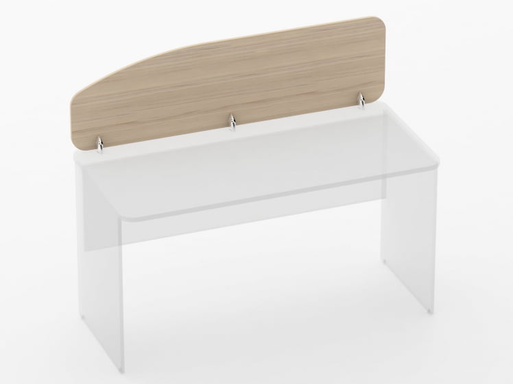 Экран разделительный Glassy 5.12.14 Венге_0