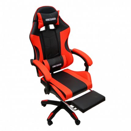 Кресло 1209-1 KINGQUEEN, цвет черный/красный, 1209-1-black-red-mass_3