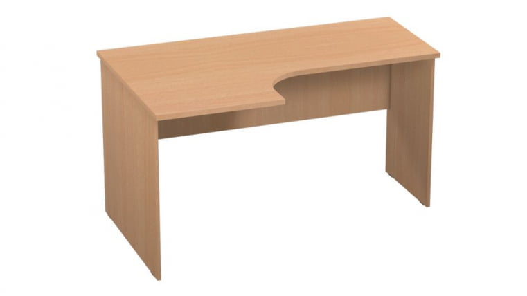 Стол компьютерный угловой Р.РС-16 (левый) Дуб Сонома светлый_0