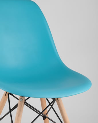 Стул Eames Style DSW Бирюзовый_7