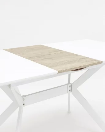 Стол обеденный раскладной Орландо 120-160 Белый_3