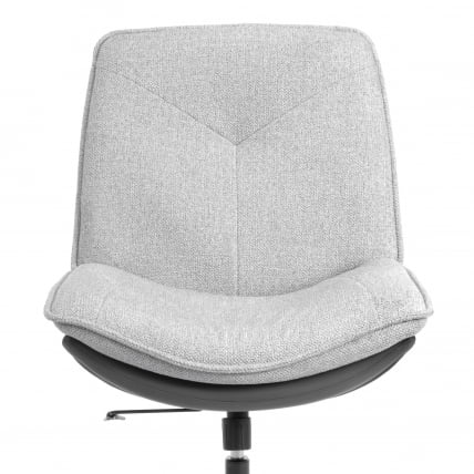 Кресло лаунж Cosmo велюр/букле (HYP)/экокожа, светло-серый/графит_5