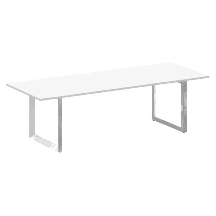 Стол переговорный на О-образном м/к ONIX DIRECT LUX M-O.MO-PRG-25 Белый бриллиант_0