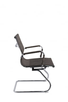 Кресло для посетителей Opera CF сетка Коричневый_3