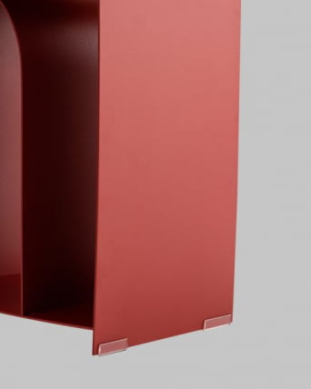 Журнальный столик Arwel металл бордовый_9