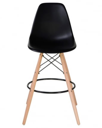 Стул барный ДОБРИН ДСВ БАР (ножки светлый бук, цвет сиденья черный (Б-03)) 2 шт / DOBRIN DSW BAR (B-03))_6