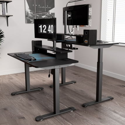 Стол для для компьютера c электрической регулировкой по высоте EUREKA ERK-SM47-B_9