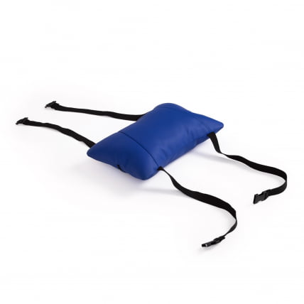 Кресло DRIVER (22) кож/зам/ткань, синий/серый, 36-39/TW-12_16