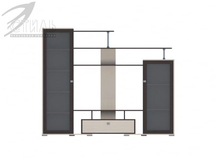 Гостиная Соло 5 Венге дуб молочный_1