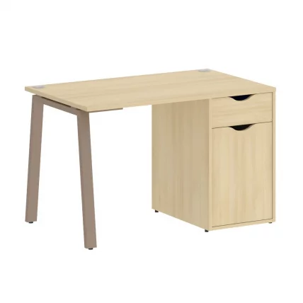 Стол письменный HOME OFFICE VR.SP-3-118.1.A Акация Лорка/Мокко металл_0