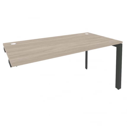 Стол-приставка на П-образном м/к к опорным элементам ОНИКС О.МП-СПР-4.8 Дуб Аттик/Антрацит / ONIX O.MP-SPR-4.8_0