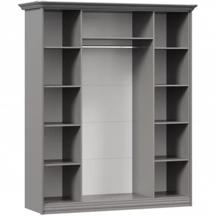 Шкаф четырехстворчатый Джулия ЛД 695.020.000 Оникс серый_1