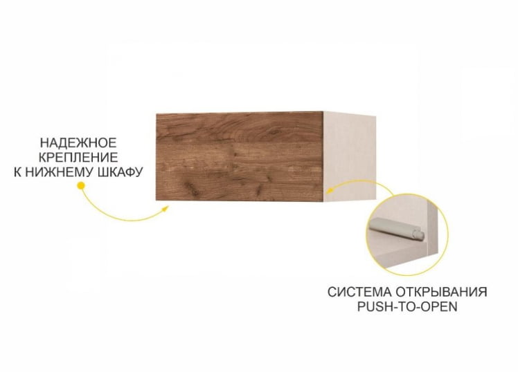 Антресоль для пенала (с системой плавного закрывания) Дакота 103.102_1