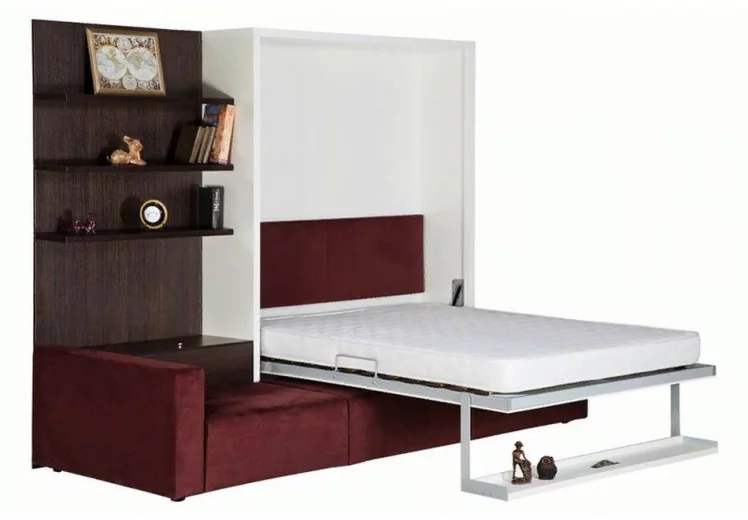 Мебель-трансформер Смарт 1 3-в-1 1400 левый Ясень шимо темный_2