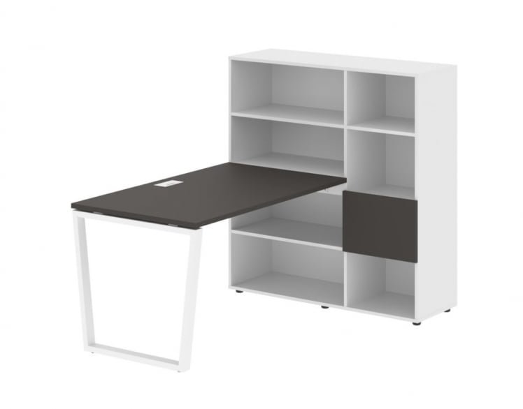 Рабочая станция ЕДИС ЕВРСТ 1213 Мокко Белый Белый / EDIS EVRST_0