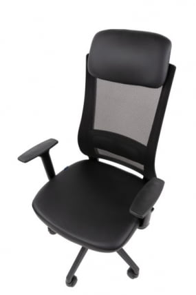 Офисное кресло CХАИРМАН 500 ЛТ (ЛТ) ЭКО экокожа Черный / CHAIRMAN (LT)_6