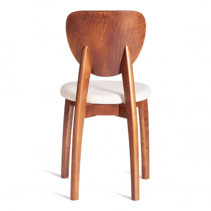 Стул DIAMANTE мягкое сидение бук, 42x42x85см, коричневый, ткань Tenerife Cream_3