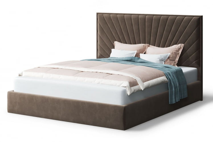 Кровать Леона, 2000кс1800 мм, коричневый / 2000x1800_0